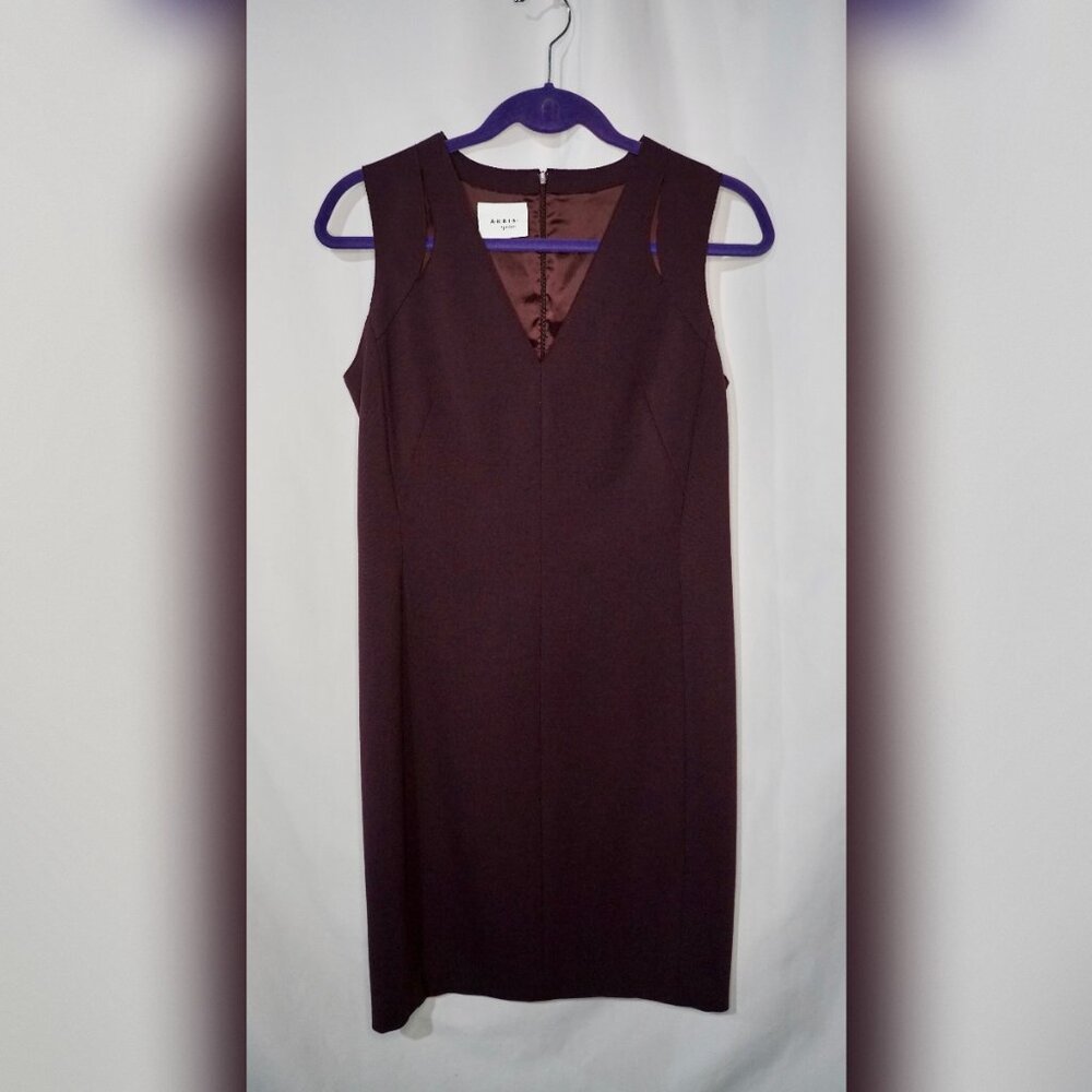 Akris Punto Purple Sleeveless Jersey Shift Dress - Size 8